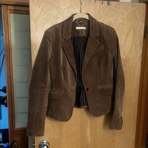 LOFT Chocolate Brown Velvet Women's Blazer